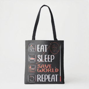 Super Mathe Teacher Rette die Welt. Vielen Dank fü Tasche