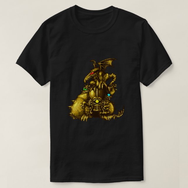 Super Metroid - Boss Statue Essential T-Shirt (Design vorne)