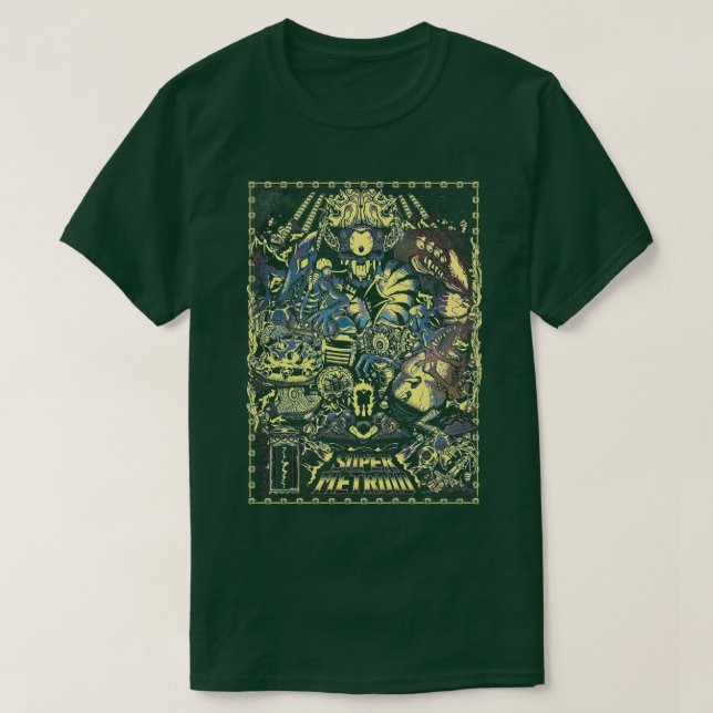 Super Metroid Legacy Typ C T-Shirt (Design vorne)