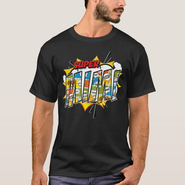 Super Mimi Comic Style Familiengeschenk für Superh T-Shirt (Vorderseite)