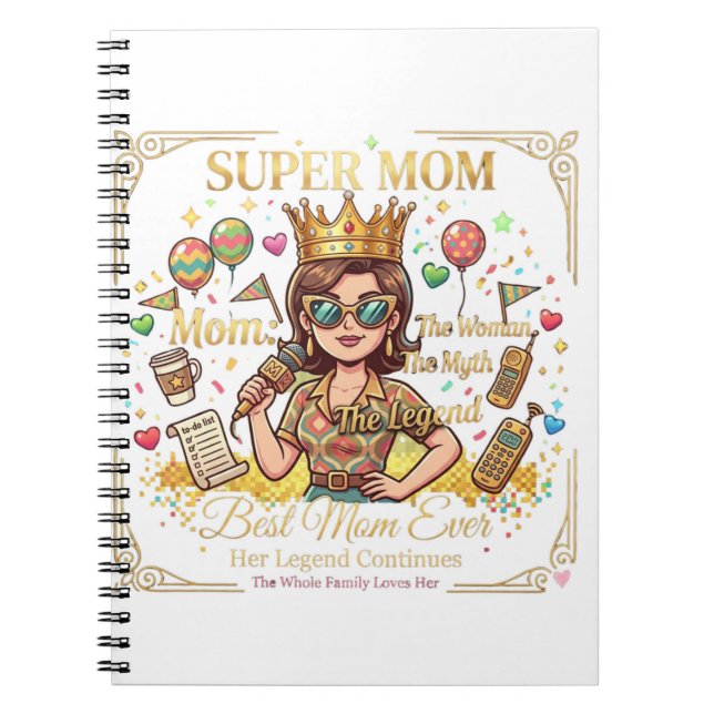 Super mom carnet notizblock (Vorderseite)
