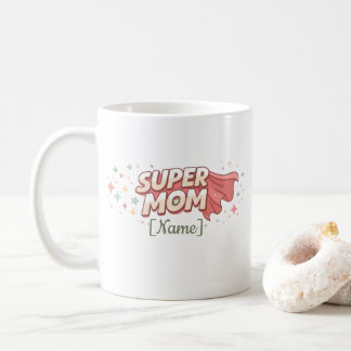 Super Mom Comic personilized Mug Kaffeetasse