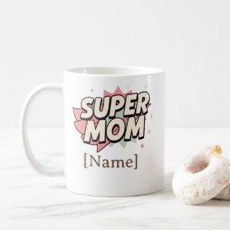 Super Mom Comic Style personilized Mug  Kaffeetasse