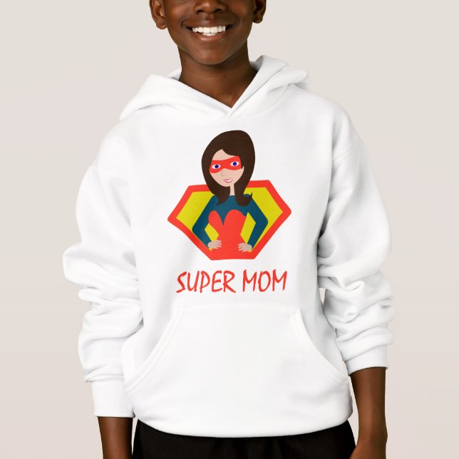 Super MOM Hoodie (Vorderseite)