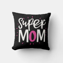 Super Mom Pillow V2 – Cozy Mother Gift
