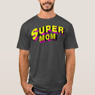 Super Mom Retro Vintage Not tee Happy Moth