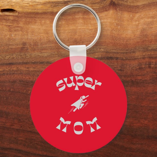 Super Mom Schlüsselanhänger (Rückseite)
