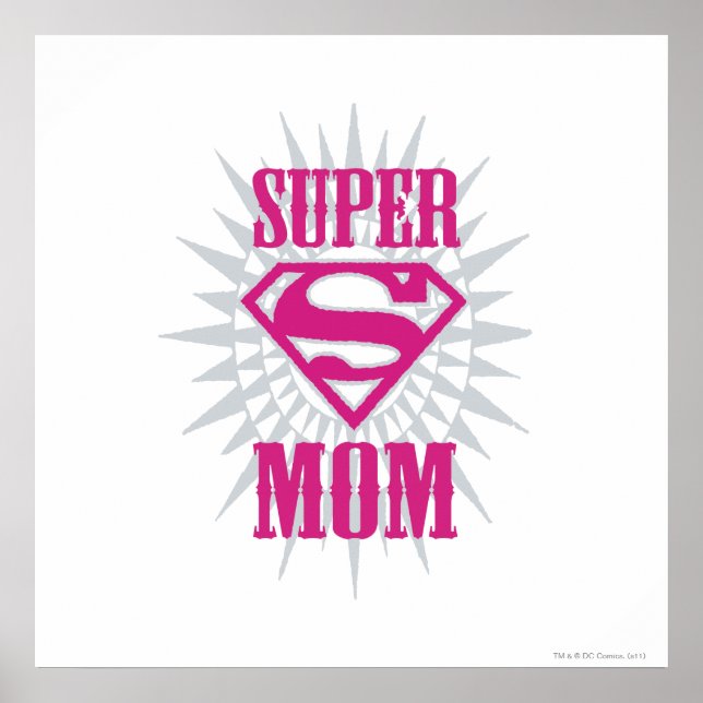 Super Mom Starburst Poster (Vorne)