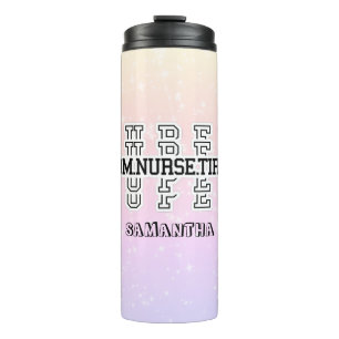 Super Mom, Super Nurse, Super Tired Thermosbecher