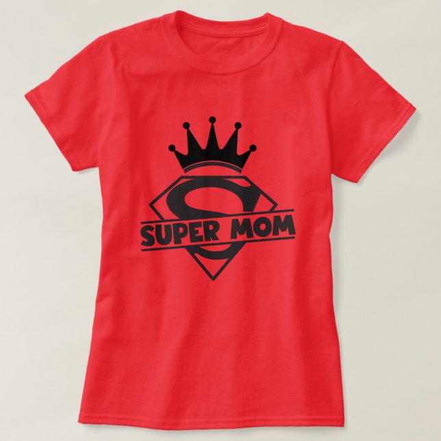 Super Mom T-Shirt (Design vorne)