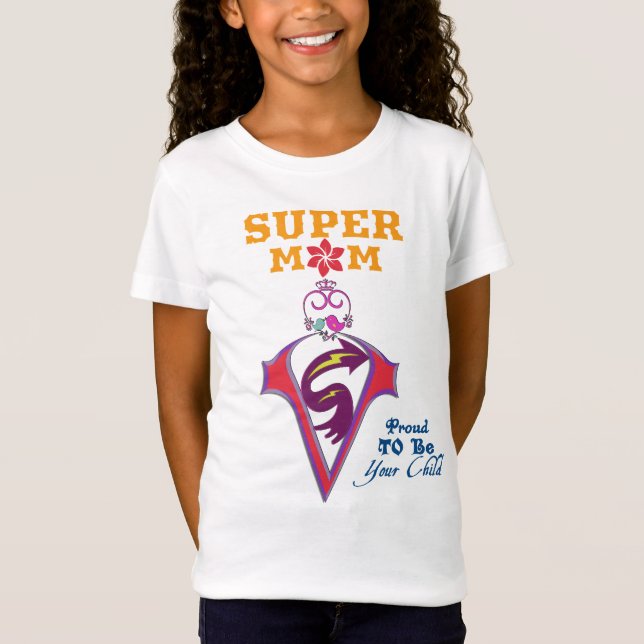 Super Mom T-Shirt (Vorderseite)