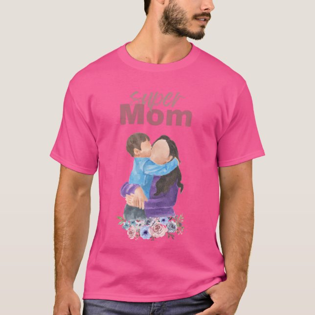 Super Mom T-Shirt (Vorderseite)