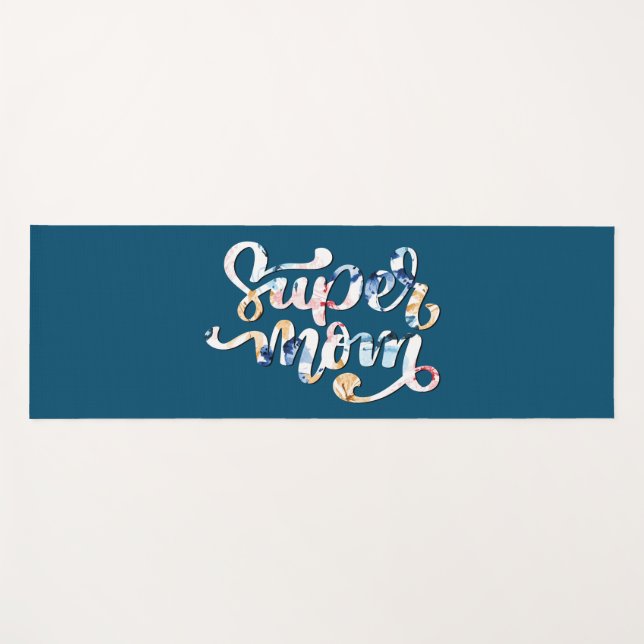 Super Mom Yogamatte (Vorderseite (Horizontal))