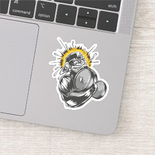 Super Monkey Gym Aufkleber