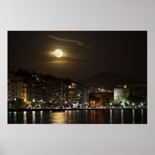 Super Moon Rising Poster