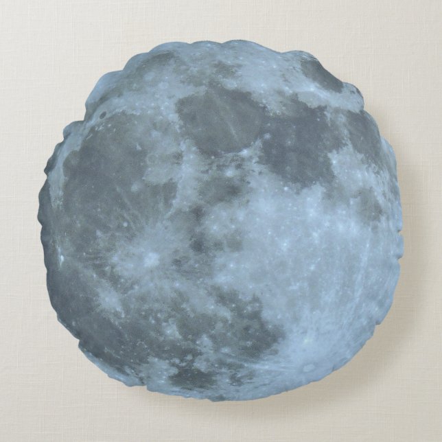 Super Moon Rundes Kissen (Vorderseite)