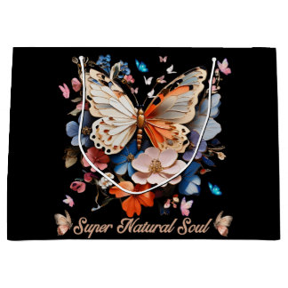 Super Natural Soul: Butterfly Garden Art Große Geschenktüte