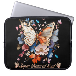 Super Natural Soul: Butterfly Garden Art Laptopschutzhülle
