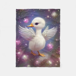 Super Niedlich Baby Swan Graphic Fleecedecke