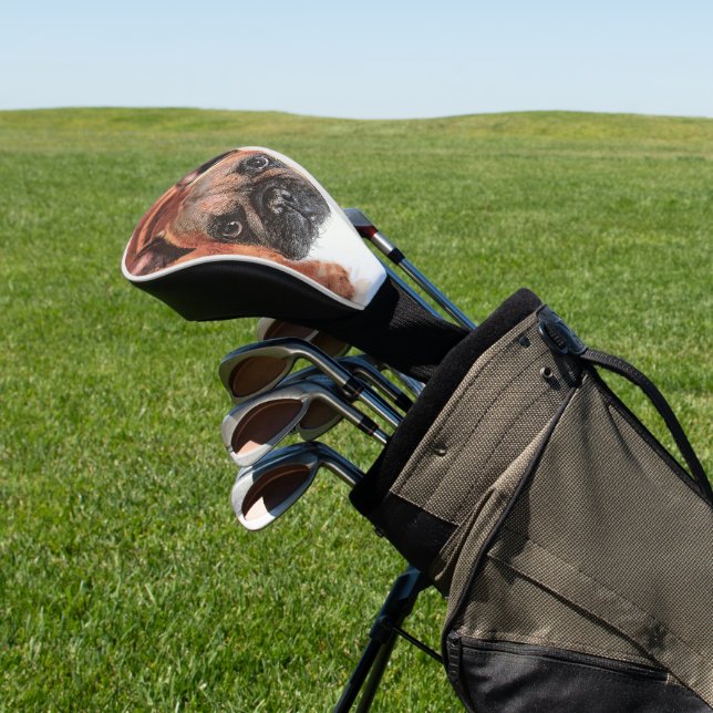 Super Niedlich Brown French Bulldog Golf Headcover (In SItu)