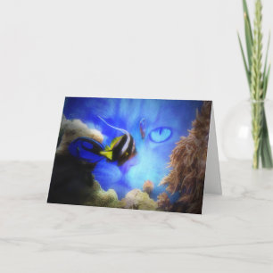 Super Niedlich Cat Funny Happy Birthday Card Karte