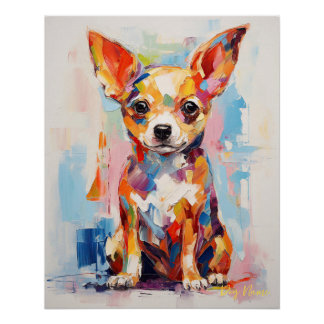 Super Niedlich Chihuahua Dog Puppy 003 - Xeno Luci Poster