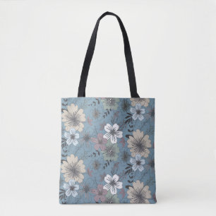 Super Niedlich Country Blue Floral Tasche
