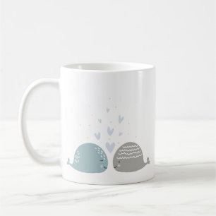 Super Niedlich Couple Dolphin Kaffeetasse