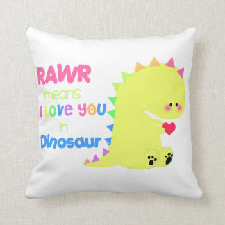 SUPER NIEDLICH Dinosaurier Kissen für Kinder!