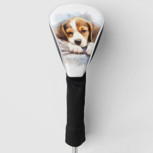 Super niedlich Engel schlafend Welpenhund Beagle 0 Golf Headcover