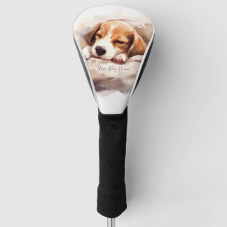 Super niedlich Engel schlafend Welpenhund Beagle 0 Golf Headcover
