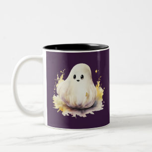 Super Niedlich Ghost Creepy Spooky Fun Halloween Zweifarbige Tasse