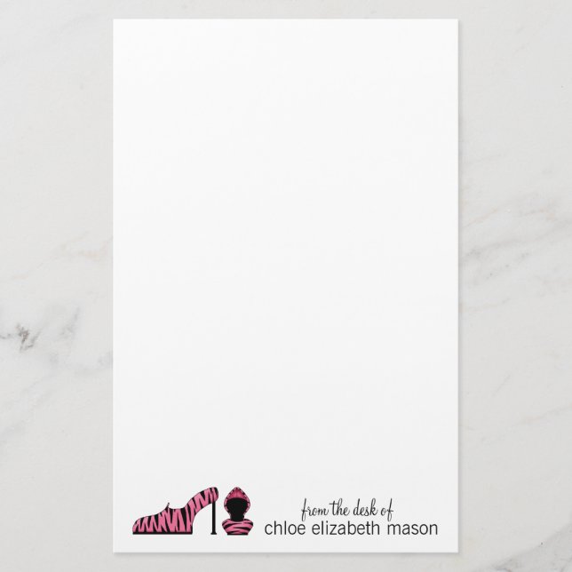 Super Niedlich Girly Stuff Stationery Briefpapier (Vorderseite)