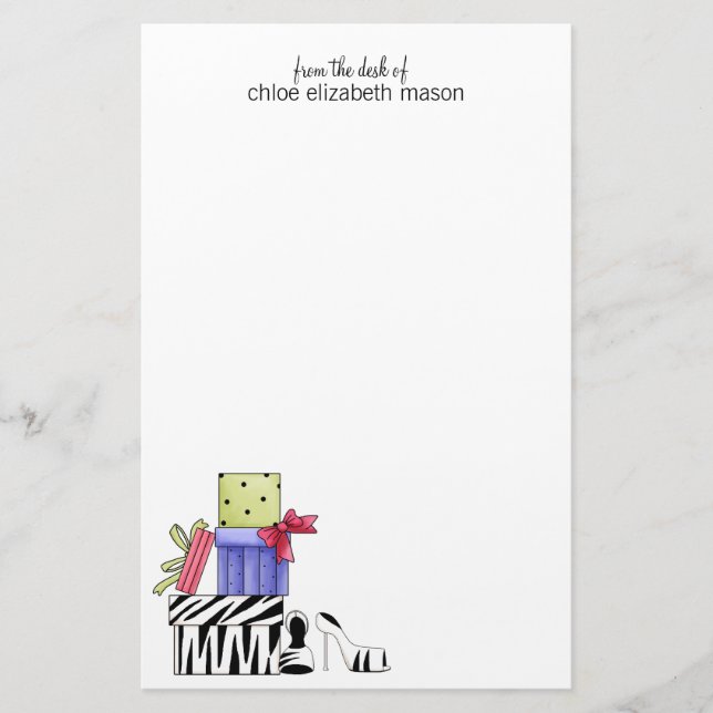 Super Niedlich Girly Stuff Stationery Briefpapier (Vorderseite)