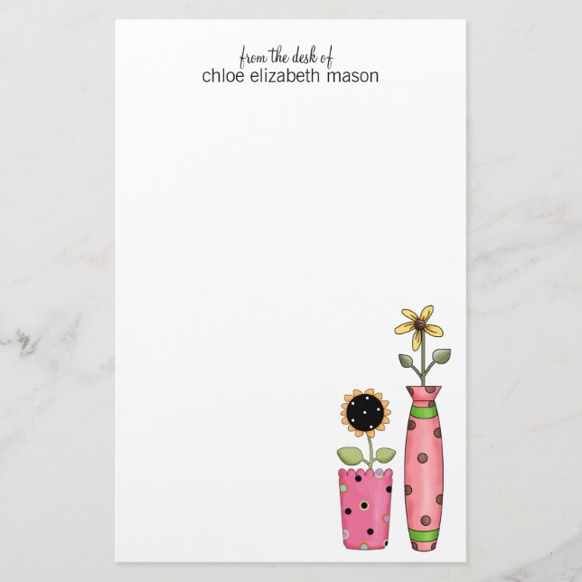 Super Niedlich Girly Stuff Stationery Briefpapier (Vorderseite)