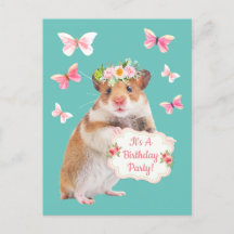 Super Niedlich Hamster/Mouse Geburtstagsparty