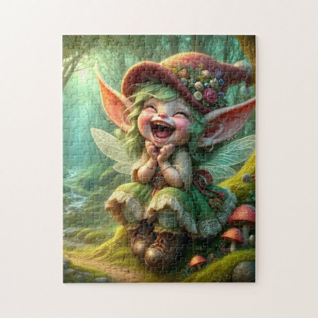 Super Niedlich Happy Pixie (Vertikal)