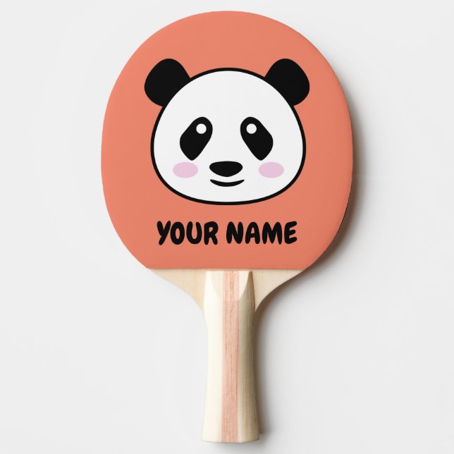 Super niedlich Panda Tischtennis Pingpong Paddel Schläger (Vorderseite)