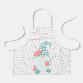 Super Niedlich Santa Helper Christmas Gnome Pastel Schürze