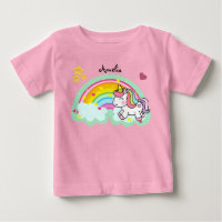 Super Niedlich Unicorn und Rainbow Personalisiert