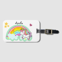 Super Niedlich Unicorn und Rainbow Personalisiert