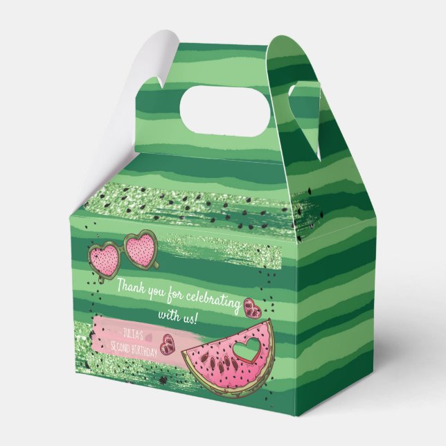 Super Niedlich Watermelon Party Geschenkschachtel (Vorderseite)