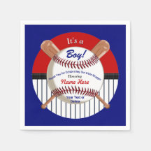 Super Niedliche Baseball Napkins für Babydusche