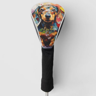 Super Niedliche Dackel Hund Welpe 001 - Xeno Lucil Golf Headcover