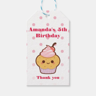 Super niedliche kawaii süßer Kuchen DANK DANK Geschenkanhänger