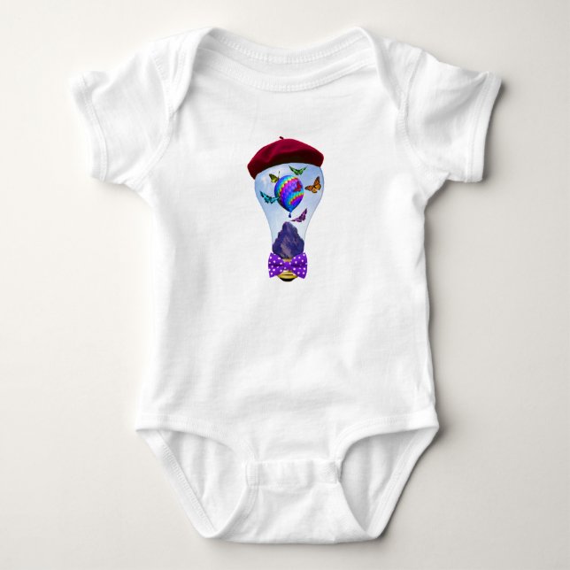 Super Niedliche Surreal Fantasy Baby Strampler (Vorderseite)