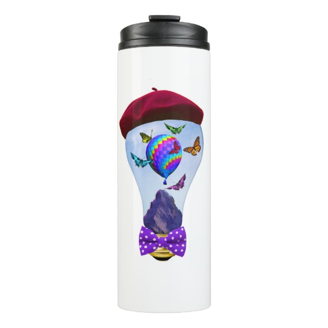 Super Niedliche Surreal Fantasy Thermosbecher (Vorderseite)