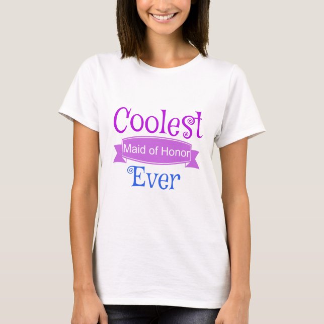 Super Niedliche Trauzeugin T-Shirt (Vorderseite)