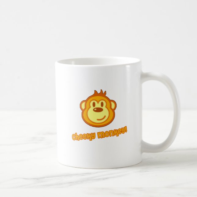 Super niedlicher Affe Kaffeetasse (Rechts)