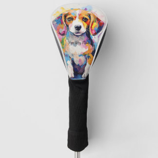 Super niedlicher Beagle Hund Welpe 001 - Xeno Luci Golf Headcover